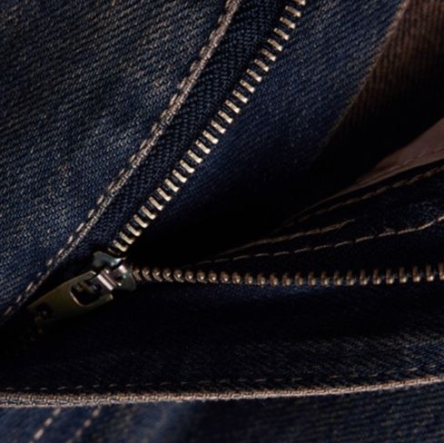 デニムセットアップ ノーカラー長袖ジャケットロングスカートセット