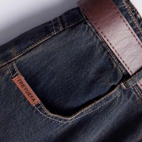 デニムセットアップ ノーカラー長袖ジャケットロングスカートセット