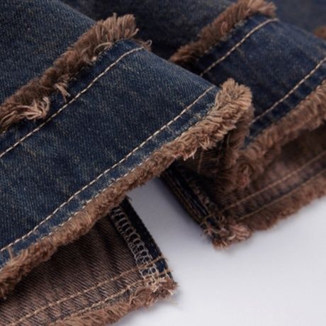 デニムセットアップ ノーカラー長袖ジャケットロングスカートセット