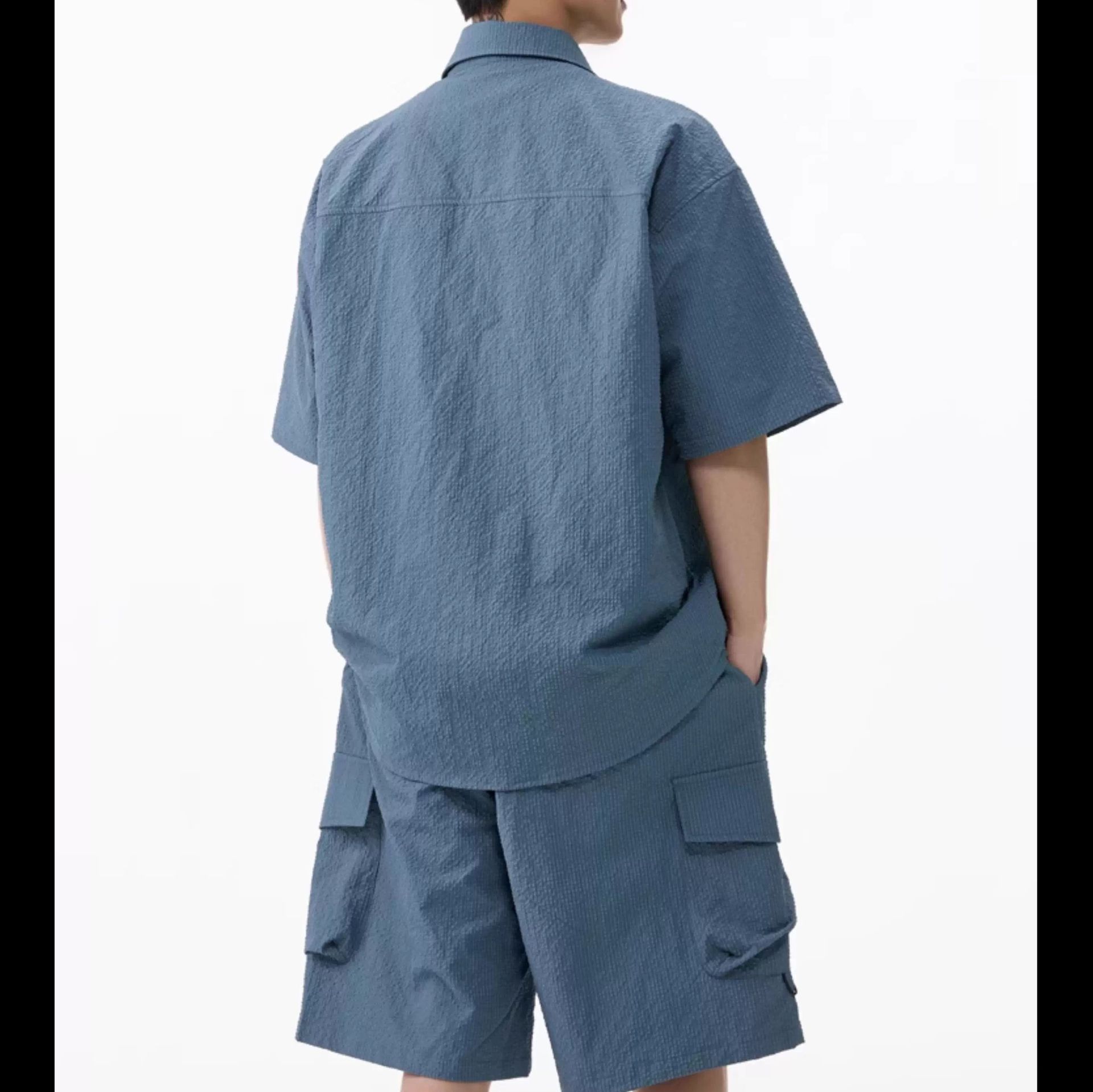 デニムセットアップ サマーユーティリティ 半袖セット