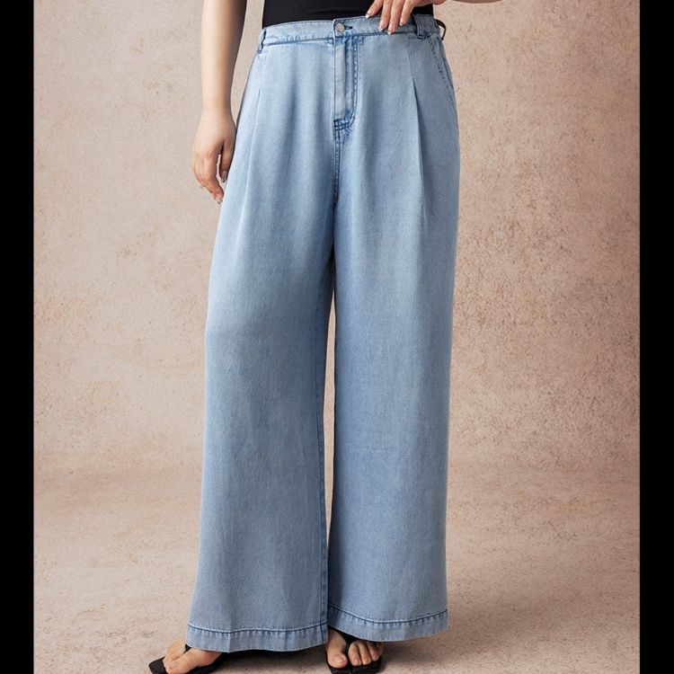 デニムセットアップ ゆったりリラックスデニムセット