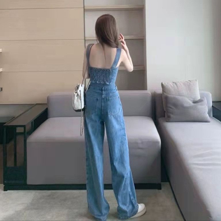 デニムセットアップ 胸元甘めビスチェデニムセット