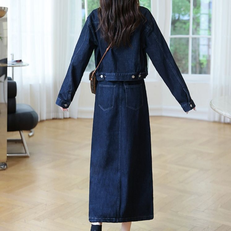 デニムセットアップ クラシカルデザインデニムセットアップ