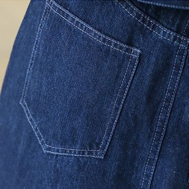 デニムセットアップ クラシカルデザインデニムセットアップ