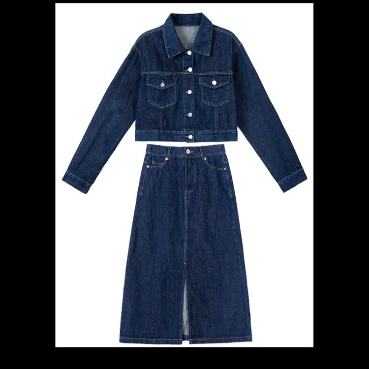 デニムセットアップ クラシカルデザインデニムセットアップ