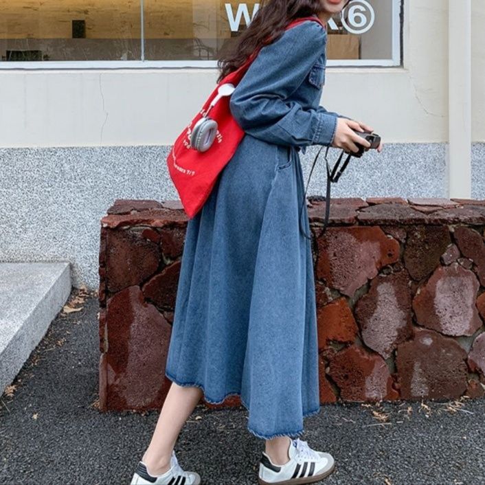 デニムセットアップ クラシカルジャケットフレアスカート