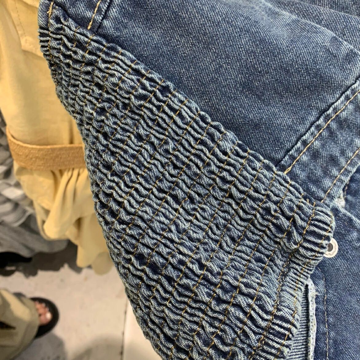 デニムセットアップ サマーキャミソールスカートセット