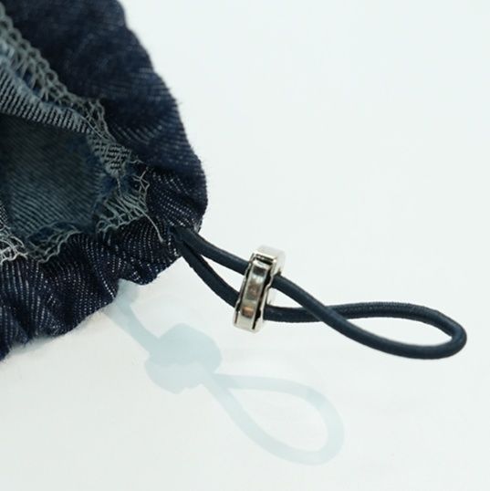 デニムセットアップ マリン風ストライプ襟セットアップ