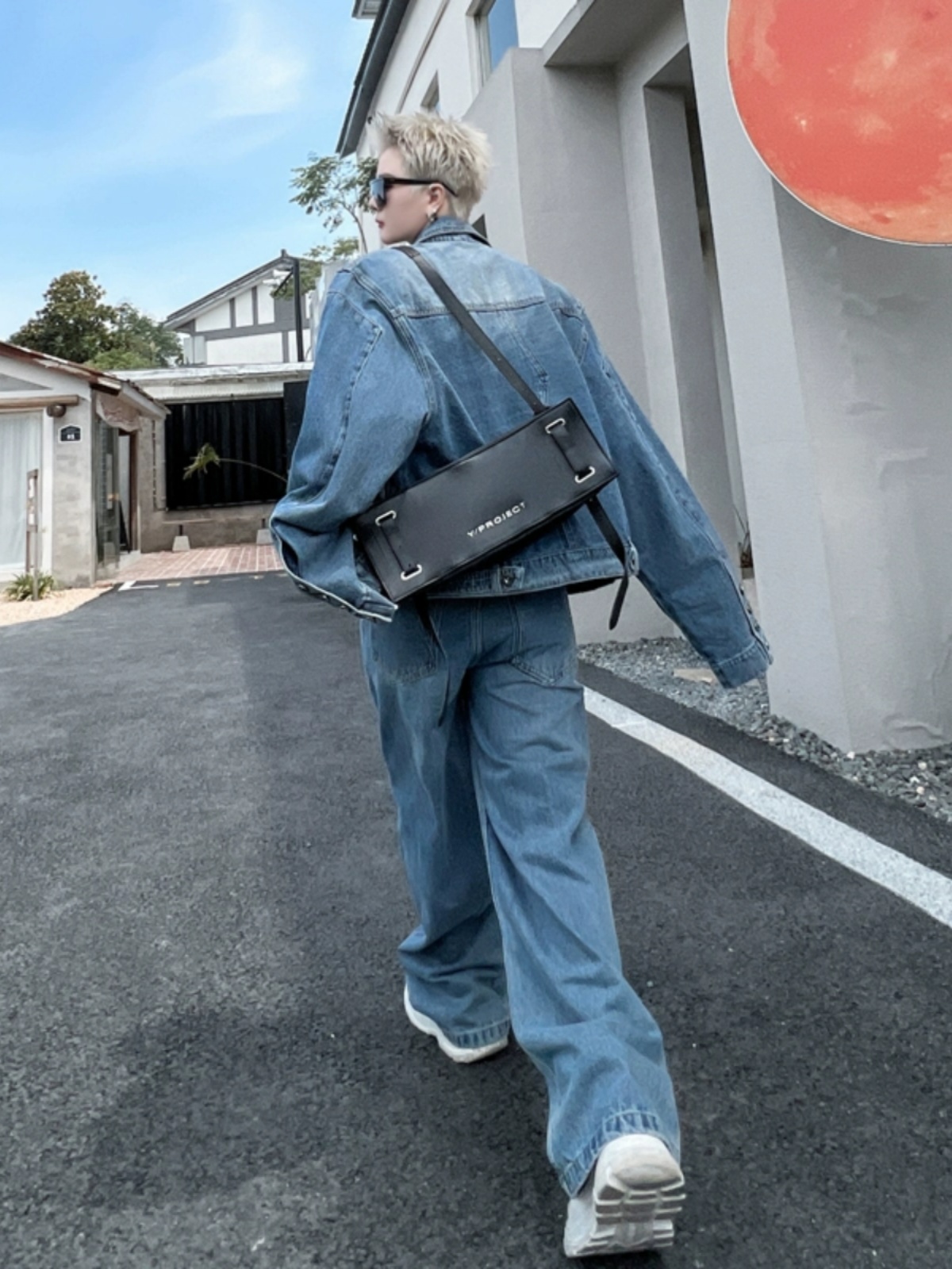 デニムセットアップ オーバーサイズデニムコーディネート
