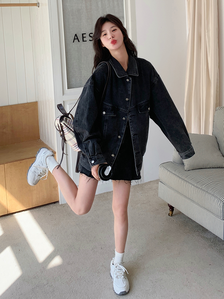 デニムセットアップ ゆったりシルエット デニムセット