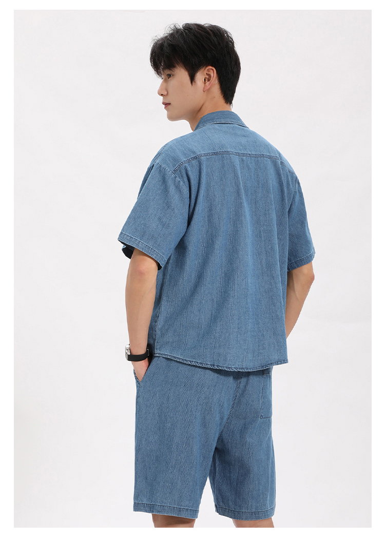 デニムセットアップ さわやか夏のゆったりデニムセット