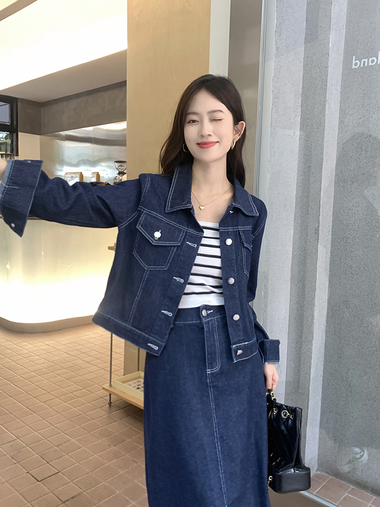 デニムセットアップ クラシカルデニム上下セット