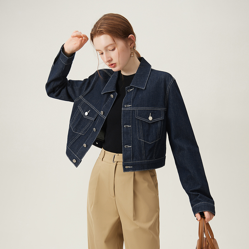 デニムセットアップ 上質デニム ジャケット＆スカートセット