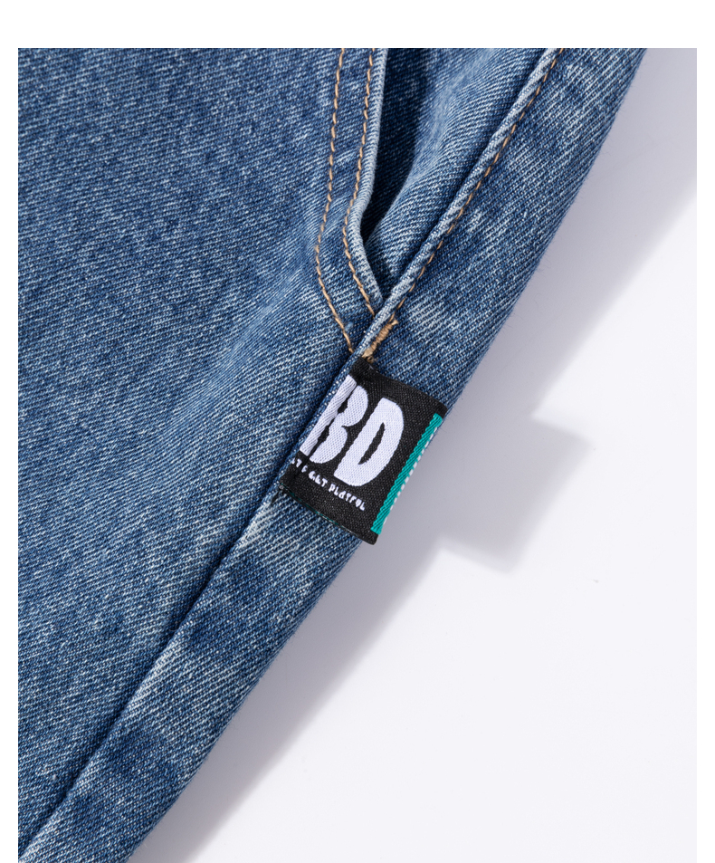 デニムセットアップ クロップド切替ジャケット×スカート