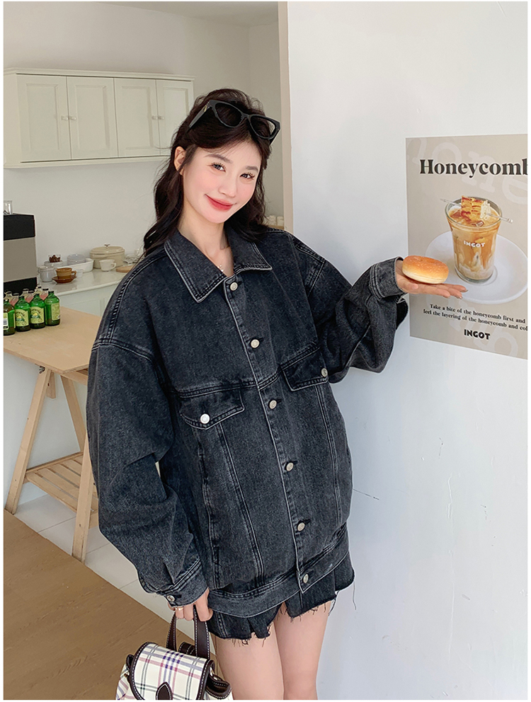 デニムセットアップ ゆったりシルエット デニムセット