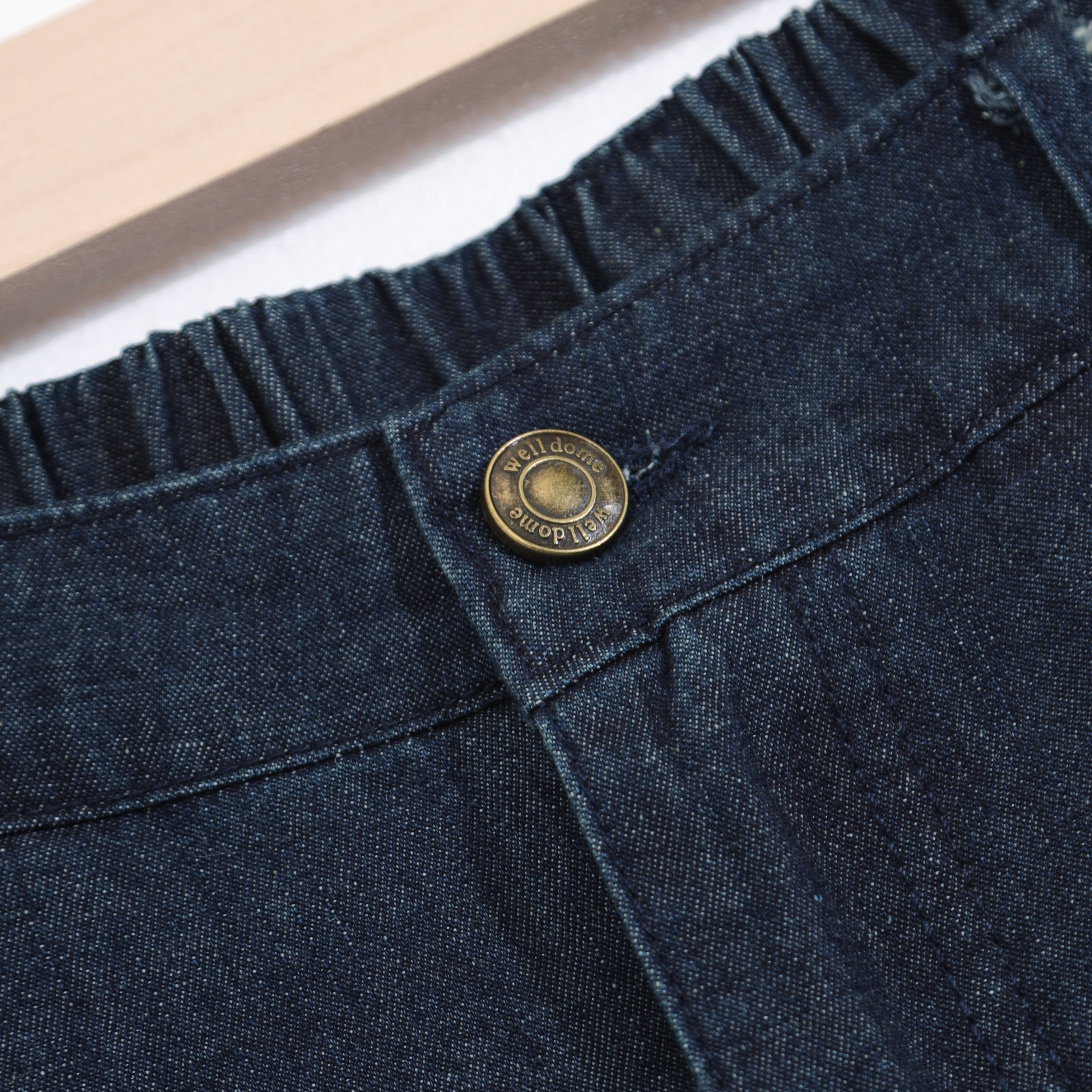 デニムセットアップ　ゆったりシルエットデニムセットアップ