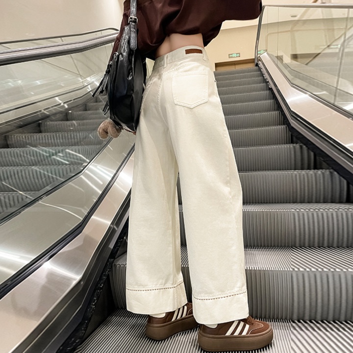 レディースジーンズパンツ ハイウエストルーズデニム