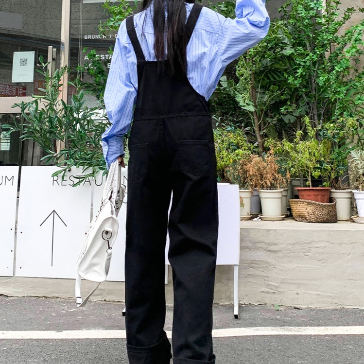 レディースジーンズパンツ カジュアルサロペット