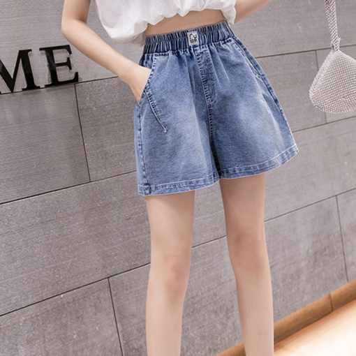 レディースジーンズパンツ リラックスフィット デニムショートパンツ