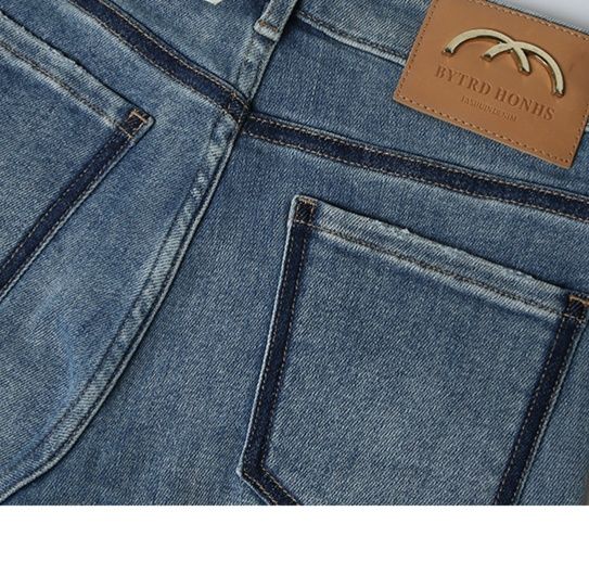 レディース ジーンズ すっきりシルエット ストレートデニム