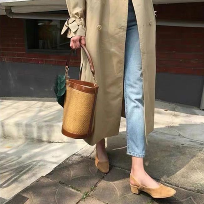 レディース ジーンズ スリムストレートデニムパンツ