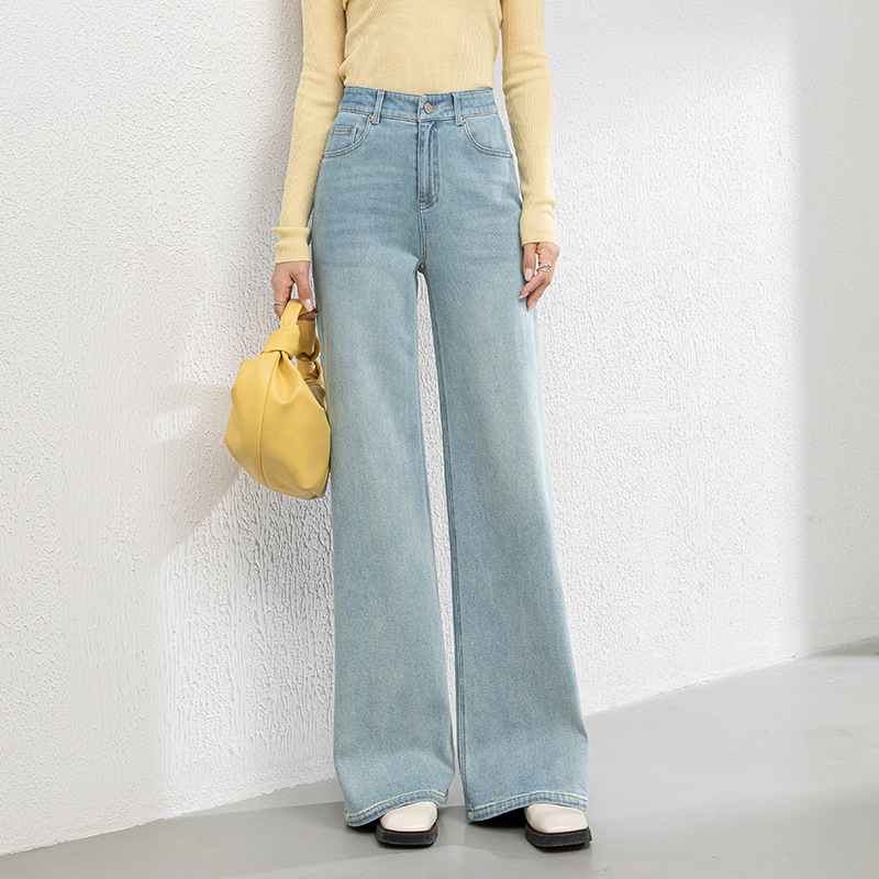 レディースジーンズパンツ 美シルエットデニムパンツ