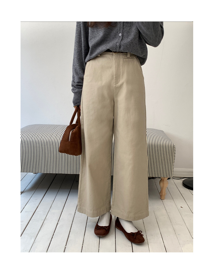 ハイウエストワイドデニムパンツ
