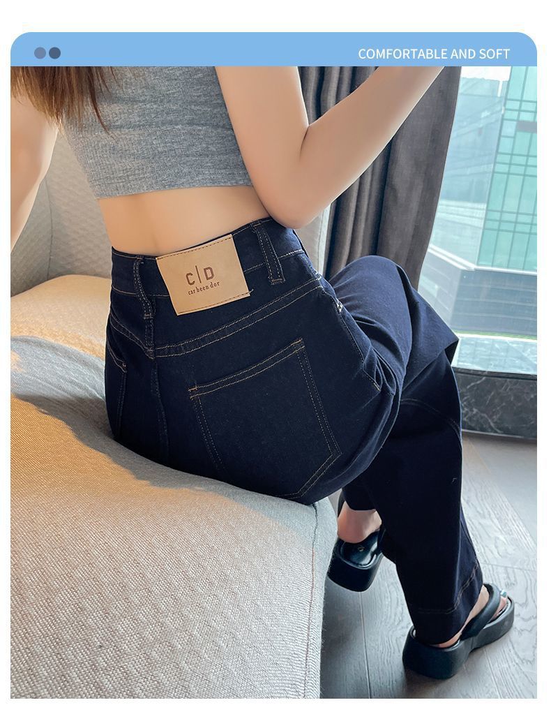 レディースジーンズパンツ 美シルエットワイドデニムパンツ