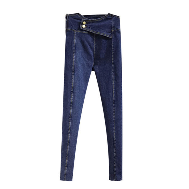 レディース ジーンズ 美脚効果抜群ハイウエストスキニーデニムパンツ