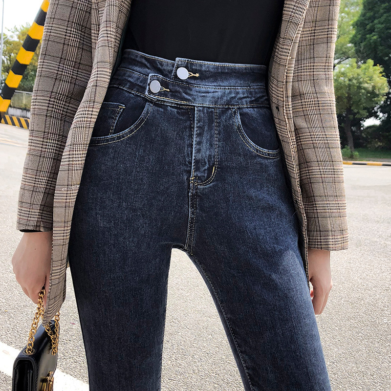 レディース ジーンズ 美脚効果抜群ストレッチスキニーデニムパンツ