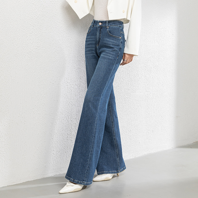 レディースジーンズパンツ 美シルエットデニムパンツ