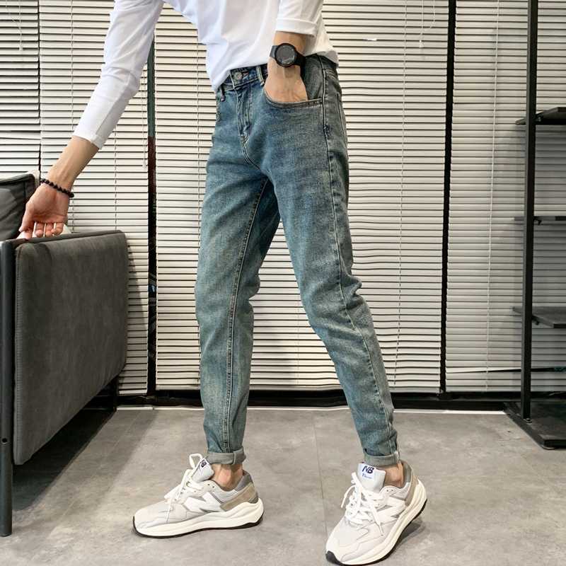 カジュアルスタイル スタイリッシュ ストレート デニム