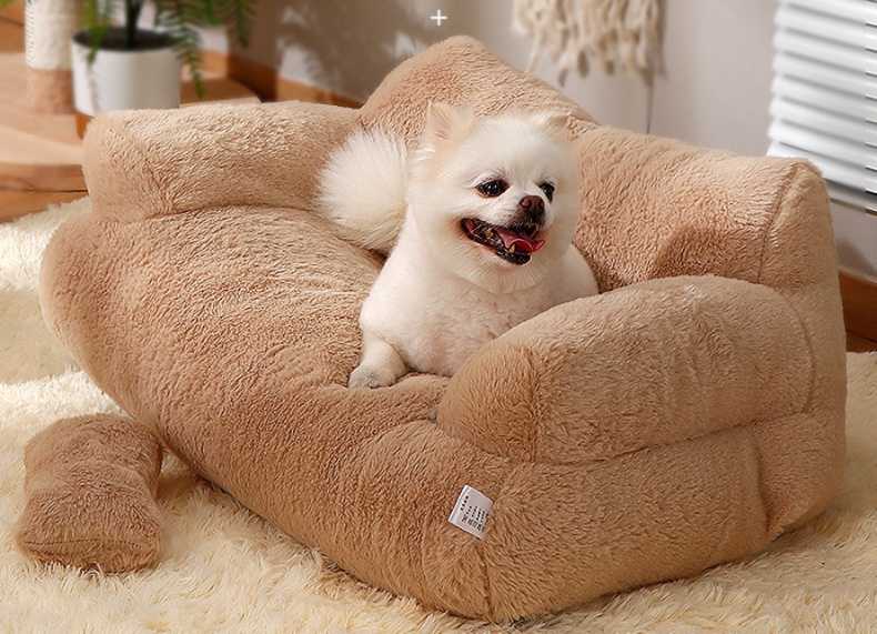 犬ベッド もふもふゴロ寝クッション ドッグソファー