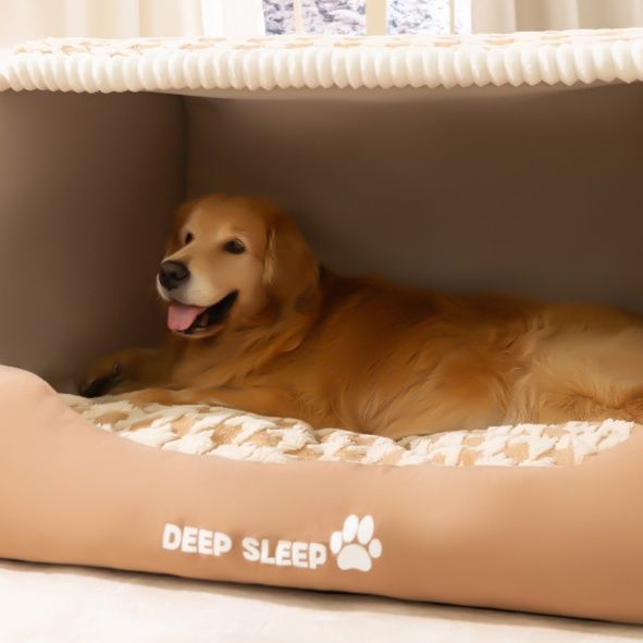 犬ベッド ドーム型大型犬対応ゆったり屋根付き安心ハウス