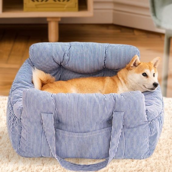犬ベッド 持ち運び便利な小型犬用ソファ型ベッド