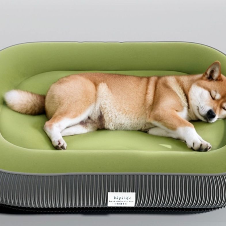 犬ベッド 厚手立体縫製ふちつき洗える犬用寝具クッション