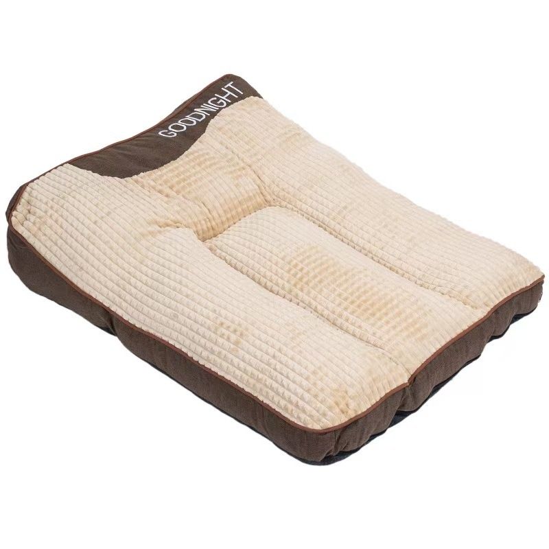 犬ベッド ゆったり寛ぐ大型犬対応厚手クッションベッド