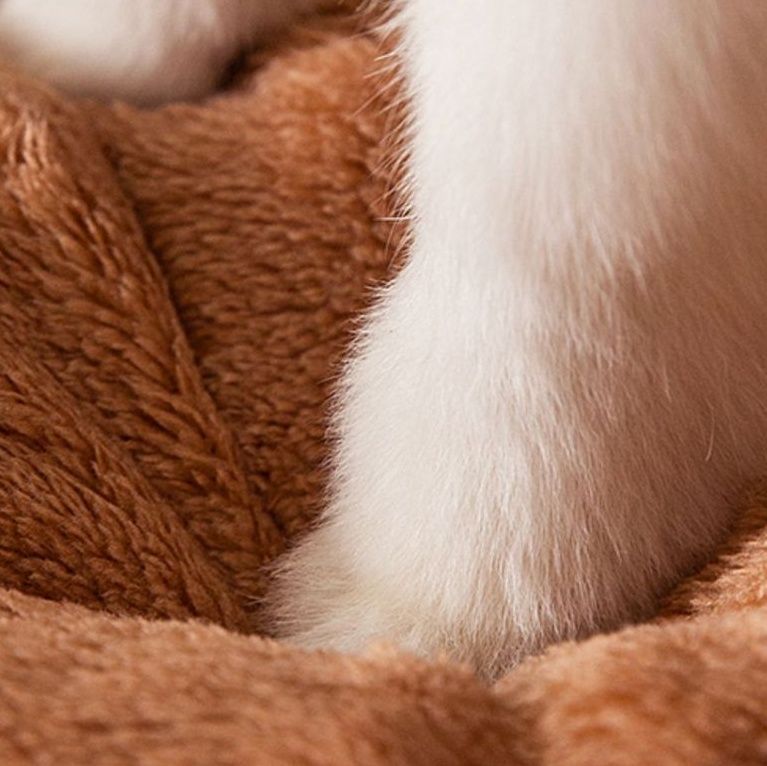 犬ベッド 煙突付き可愛いお家型ドーム犬ベッド