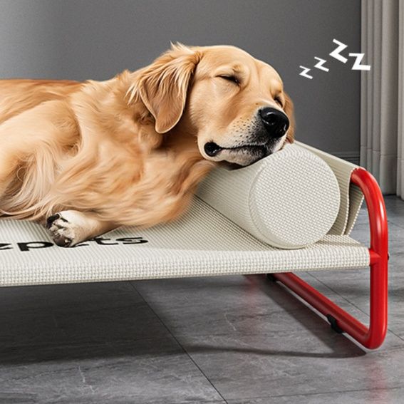 犬ベッド 通気性抜群の浮床式犬用アウトドア簡易寝床