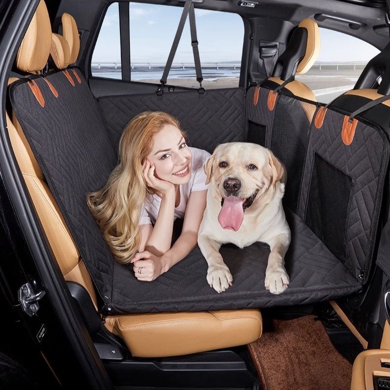 犬ベッド ドライブ車内全面保護型キルティング犬用後部座席敷布団