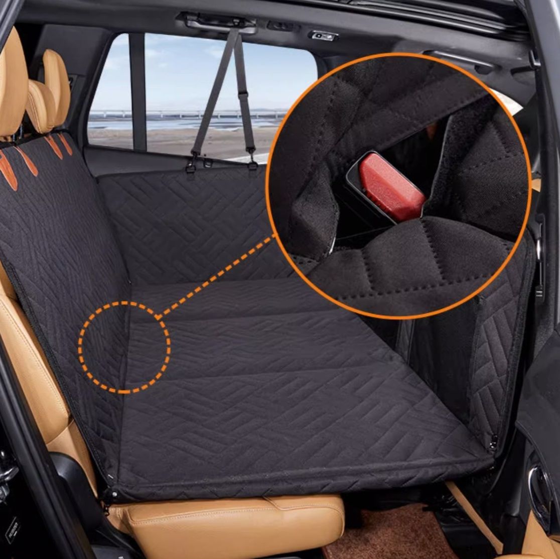 犬ベッド ドライブ車内全面保護型キルティング犬用後部座席敷布団