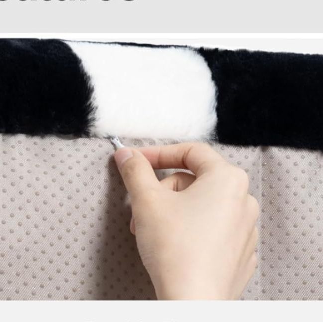 犬ベッド 市松模様のソファ型犬ベッドクッション