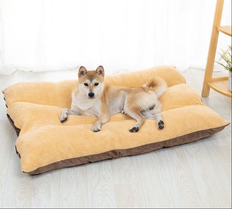 犬ベッド ふわふわ綿素材の犬用クッションマット