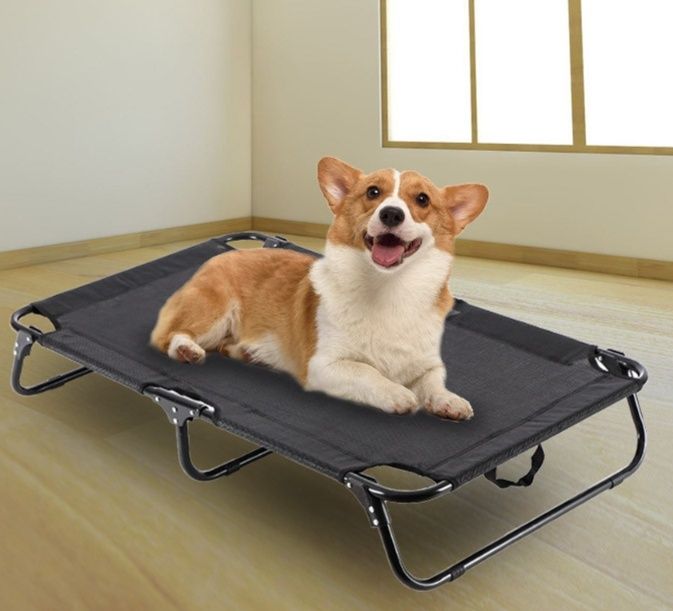 犬ベッド 折りたたみ高床式ベッド アウトドア持ち運び簡単