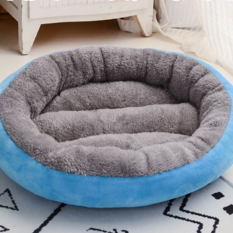 犬ベッド ふわふわ丸型ぐっすり眠れるペット用クッション