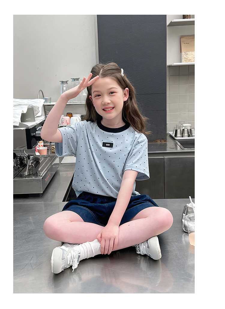 ドットコーデ 水玉リンクバインダーブラウス