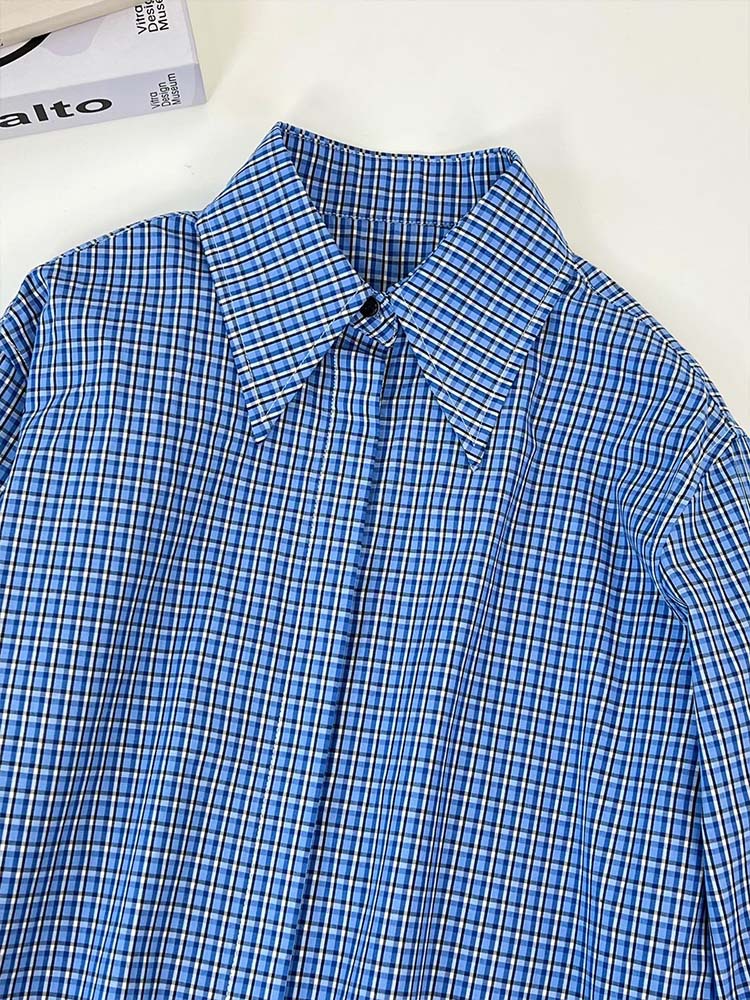 ドットコーデ クラシック格子柄シャツ