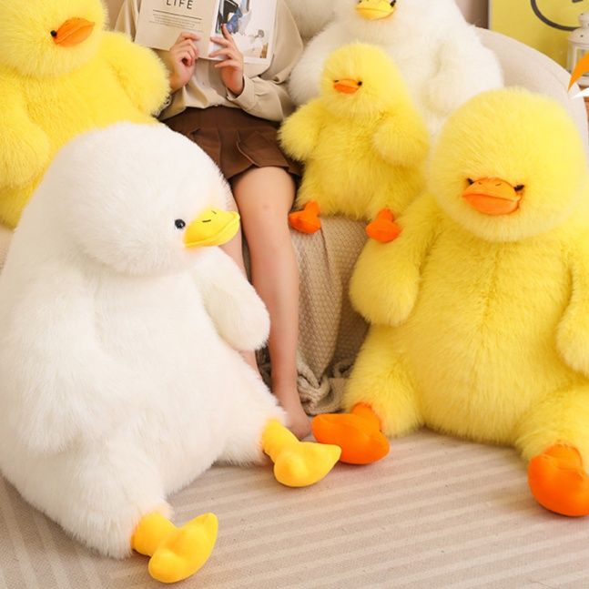 抱き枕 ふわふわアヒル大型鳥抱き枕クッション