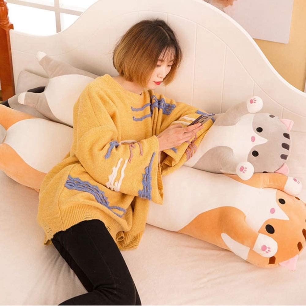 抱き枕大きい細長もちもち猫