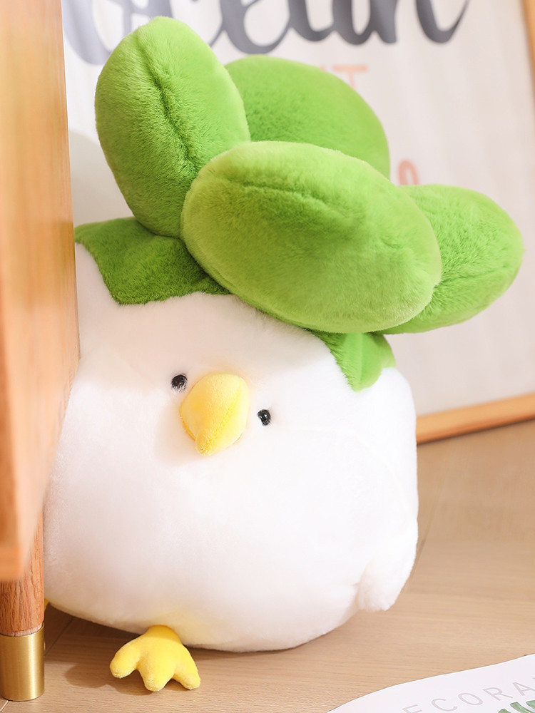 抱き枕 ふわもこ大根鳥癒し暖かい鳥抱き枕